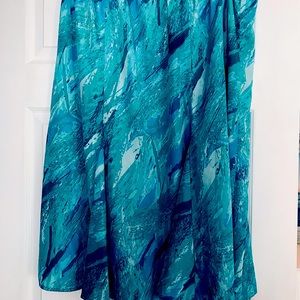 Skirt sag harbor 1X blue used electric waist, light weight